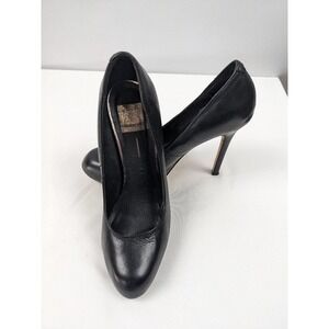 Dolce Vita Platform Heels Black Leather 8 FMP Hidden Platform Stiletto Sexy Goth